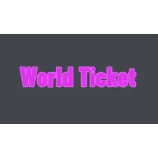 type soul world ticket
