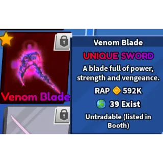 Venom Blade 39 exist 592k Rap Blade ball