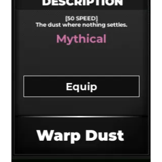 [Type Soul] Warp Dust / Serum W