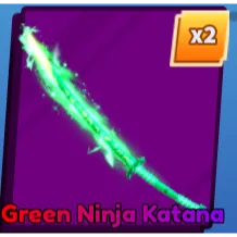 Green Ninja Katana