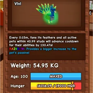 HUGE RAINBOW PEACOCK