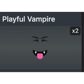 Limited Playful Vampire In Game Items Gameflip - playful vampire roblox transparent