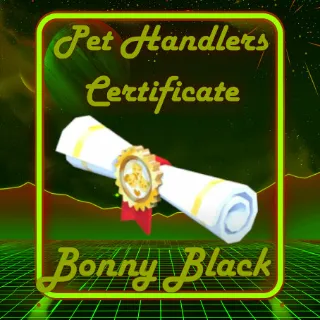 Pet Handler Certificate adopt me for sale