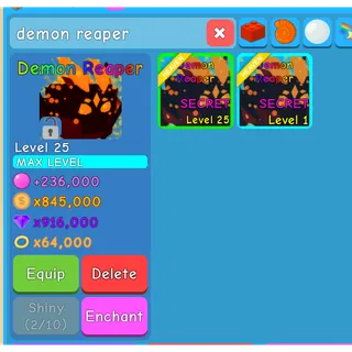 2X (NEW) BGS DEMON REAPERS 