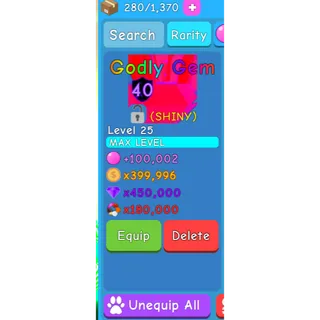 OG BGS SHINY GODLY GEM 