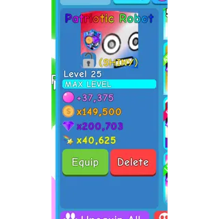 OG BGS PATRIOTIC ROBOT