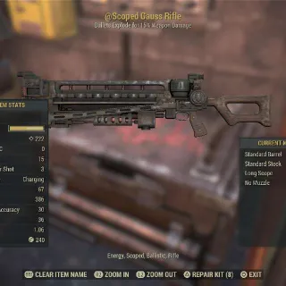 Rare Scoped Gauss Rifle
