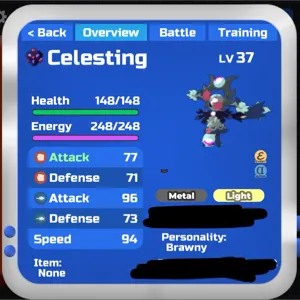 3 Gleaming HW celesting