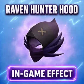 Raven Hunter Hood - Hat Accessory