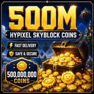 500M HYPIXEL coins