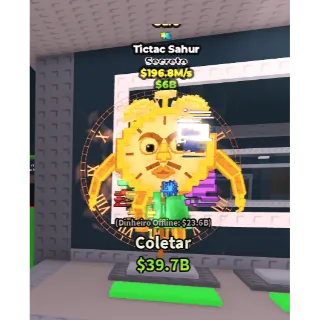 Gold Tic Tac Sahur 196.8M/s| STEAL A