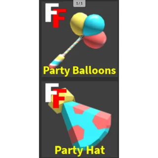 PARTY BALLOONS SET - FLEE THE FACILITY