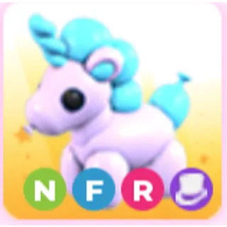 NEON FR BALLOON UNICORN