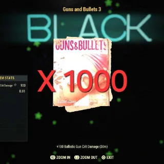 Guns And Bullets 3 X1000