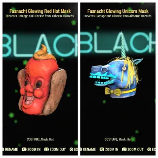 Glowing Red Hot + Glowing Unicorn