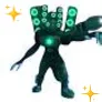 duped SHINY komodo titan speakerman