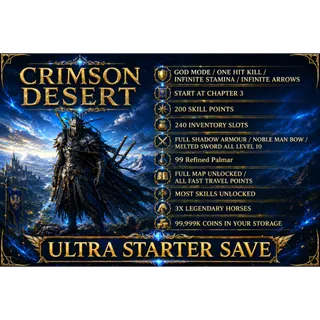 CRIMSON DESERT - SAVE GOD MODE PS5