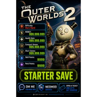 PS5 ｜ THE OUTER WORLDS 2 SAVE MOD