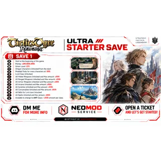 Tactics Ogre Reborn PS5 SAVE
