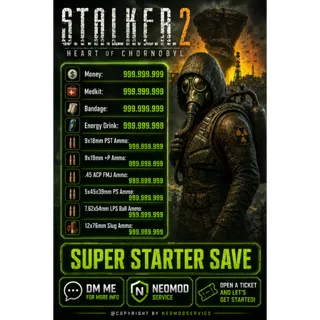 STALKER 2 MODDED SAVE PS5