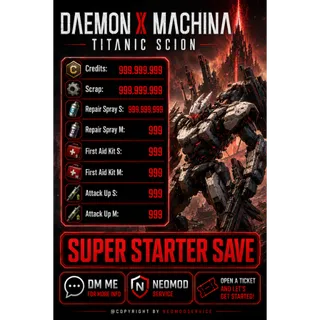 PS5 ｜ DAEMON X MACHINA SAVE MOD