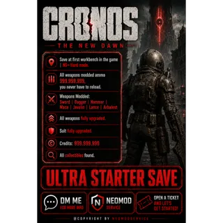 PS5 Cronos The New Dawn ｜ Mod Save