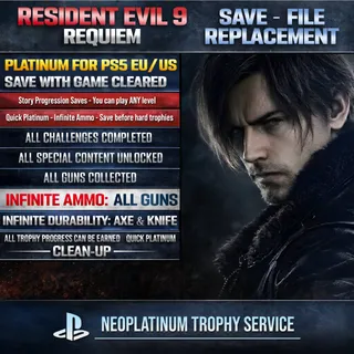 RESIDENT EVIL REQUIEM PS5 SAVE
