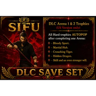 PS5 Sifu ｜ Arena DLC Save set