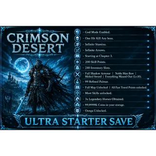 PS5 Crimson Desert ｜ God Mod Save