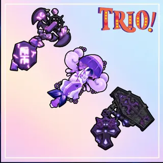 Purple Trio (Devilborn, Jellyfish & Batwing) - Flee The Facility (FTF)