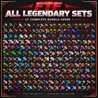 X1 All FTF LEGENDARY SETS BUNDLE - Flee The Facility (FTF)