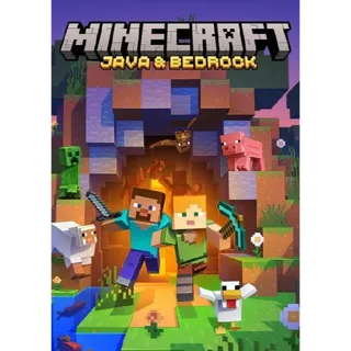 Minecraft java & bedrock Edition For pc