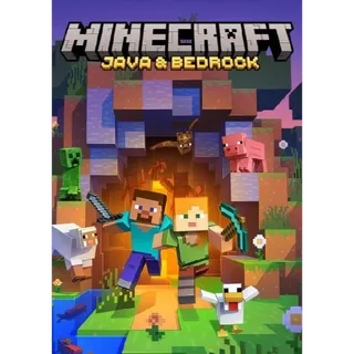 Minecraft java & bedrock Edition For pc