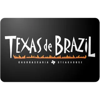 $24.55 USD Texas de Brazil Gift Card Balance $24.55