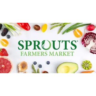 $100.00 USD Sprouts Farmers Market Gift Card Balance $100.00