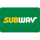 $17.19 USD Subway Gift Card Balance $17.19
