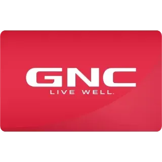 $30.00 USD GNC Gift Card Balance $30.00