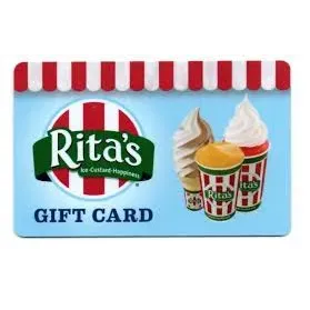 $25.00 USD Rita's Italian Ice Gift Card Balance $25.00