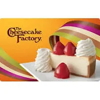 $25.00 USD Cheesecake Factory Gift Card Balance $25.00
