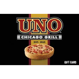 $50.00 USD Uno Chicago Grill Gift Card Balance $50.00 