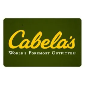 $10.00 USD Cabela's Gift Card Balance $10.00