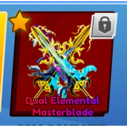 Dual Elemental Masterblade - Blade Ball