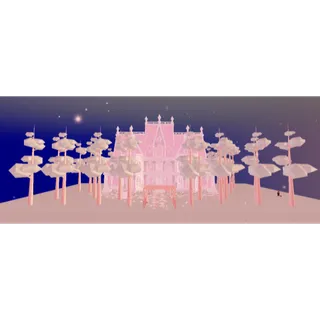 ADOPT ME Pink Mansion HOUSE BUILD