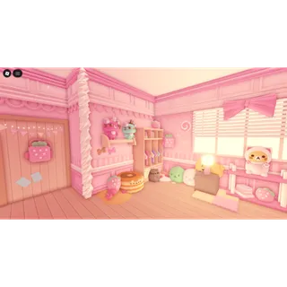 adopt me cute build house