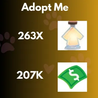 350 AGE POTIONS AND 250K BUCKS