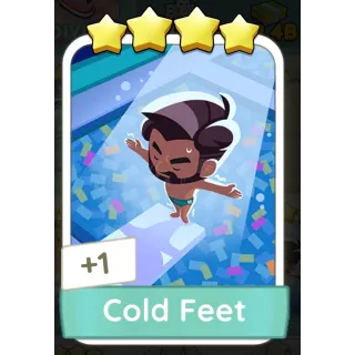 Cold Feet Monopoly GO 4 Stars stickers
