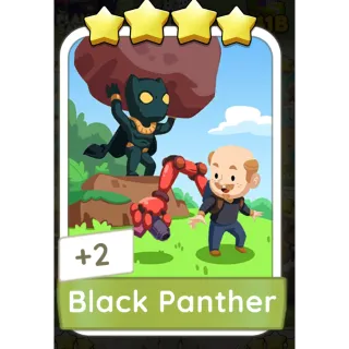 Black Panther Monopoly GO 4 Stars stickers