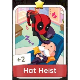 Hat Heist Monopoly GO 1 Stars stickers