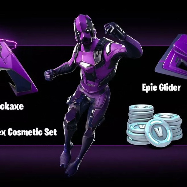 Xbox one Fortnite Dark Vertex Set: 2,000 V-Bucks + Legendary