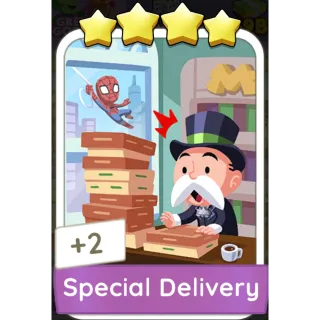 Special Delivery Monopoly GO 4 Stars stickers